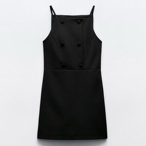 NWT Zara Mini Dress with Buttons